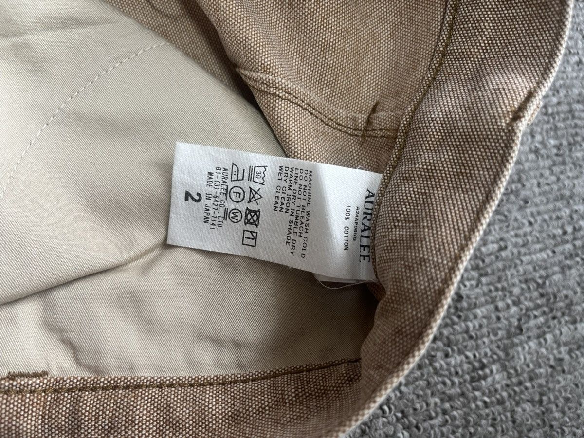 Auralee Auralee Washed Organic Canvas Pants size 2 Light Brown Size 28" / US 6 / IT 42 - 9 Thumbnail