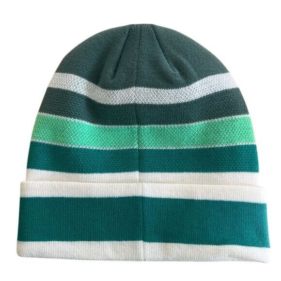 The North Face The North Face Striped Knit Beanie Unisex One Size Green & W Size ONE SIZE - 5 Thumbnail
