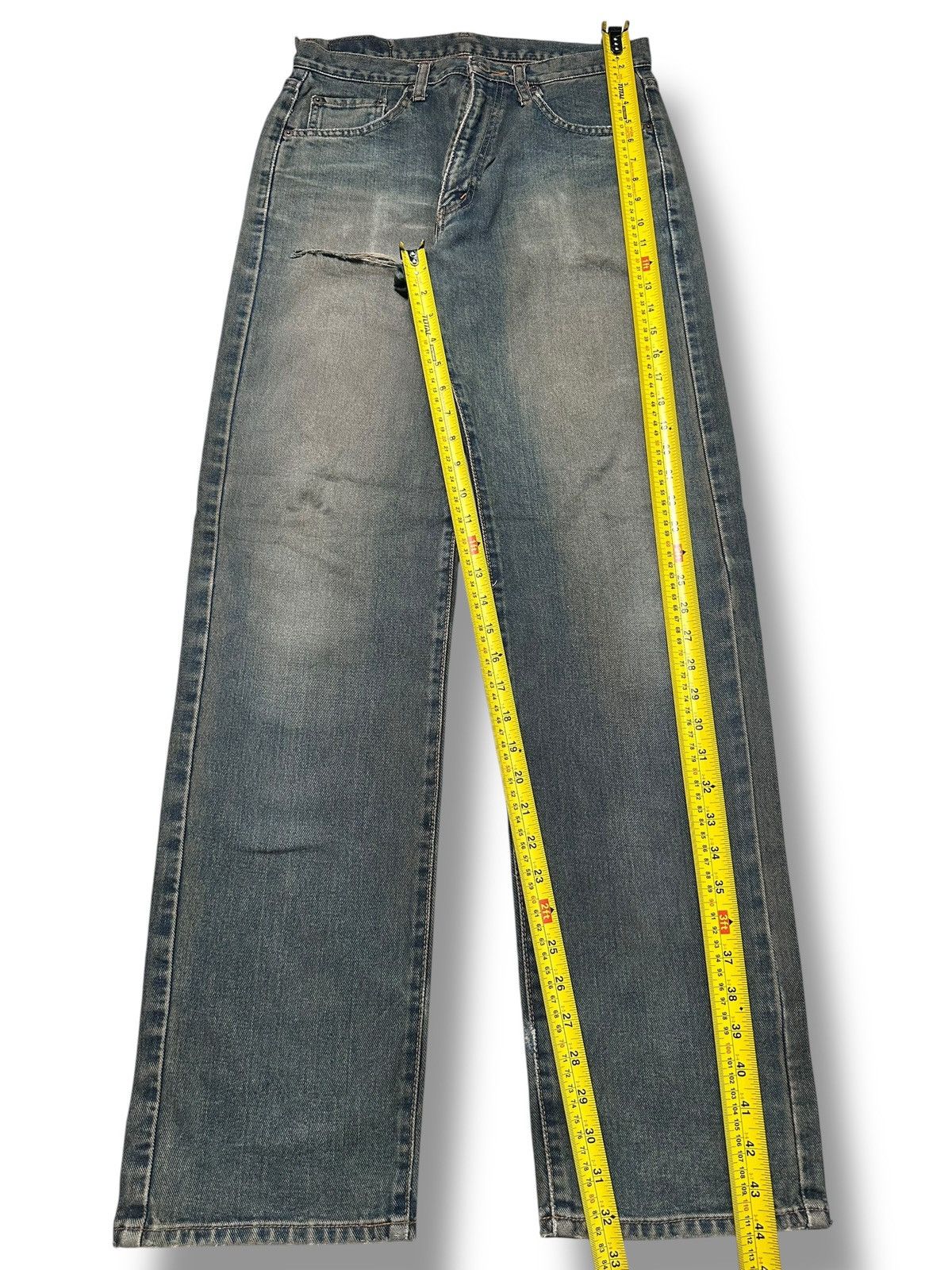 Japanese Brand Villand Vintage Single R Straight Loose Style and Faded Wash Size US 30 / EU 46 - 12 Thumbnail