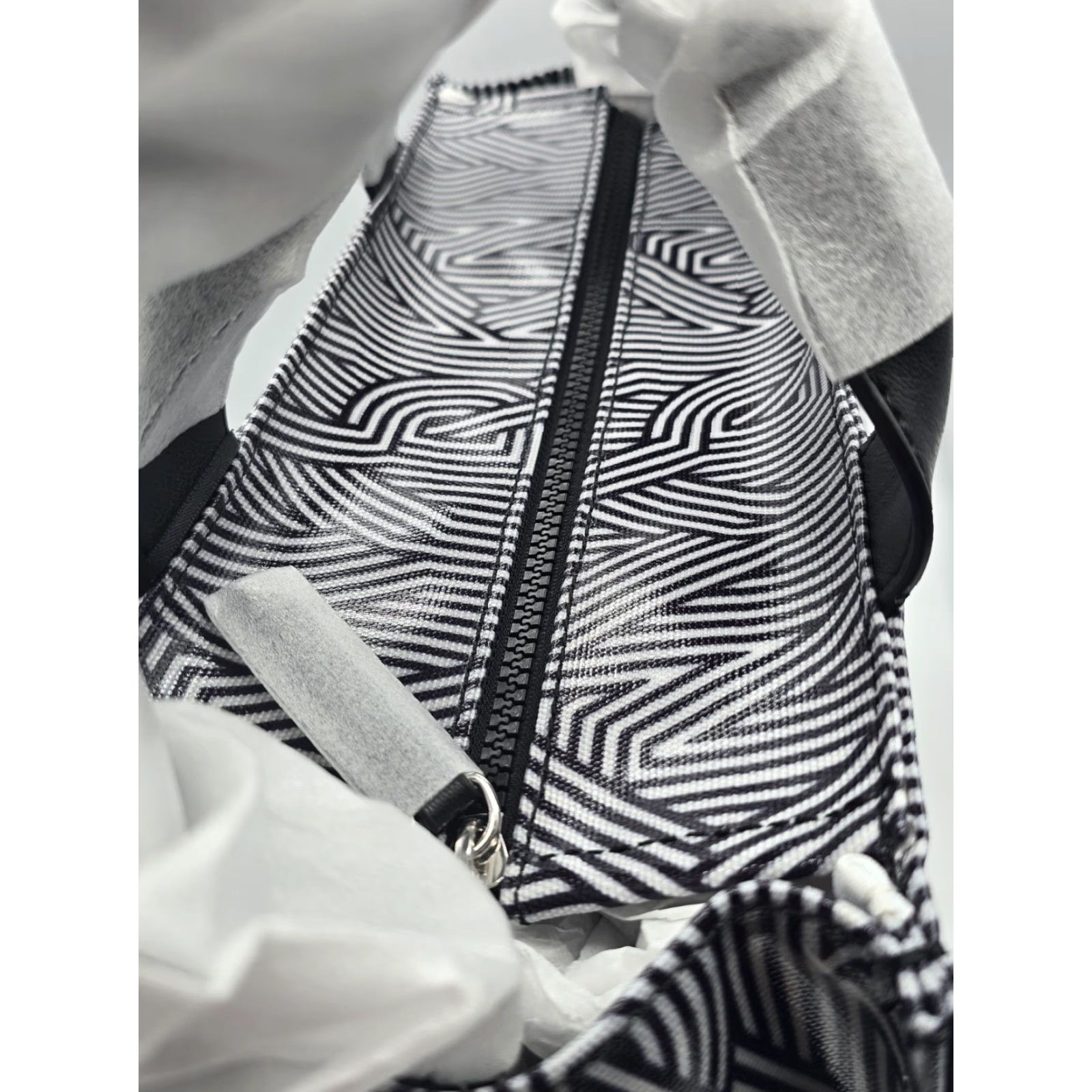 DKNY DKNY Hadlee Medium Tote Bag - Black Canvas - Adjustable Strap - Designer Logo - Womens Size ONE SIZE - 3 Thumbnail