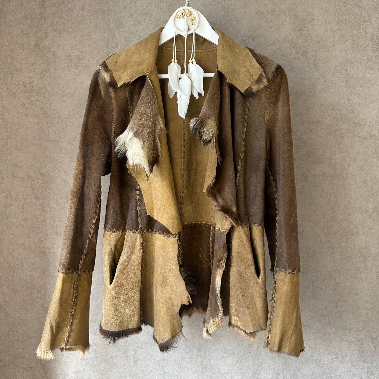 Other Luxury Sylvie Schimmel Fur Light Jacket Woll France Goat Size XS / US 0-2 / IT 36-38 - 1 Thumbnail