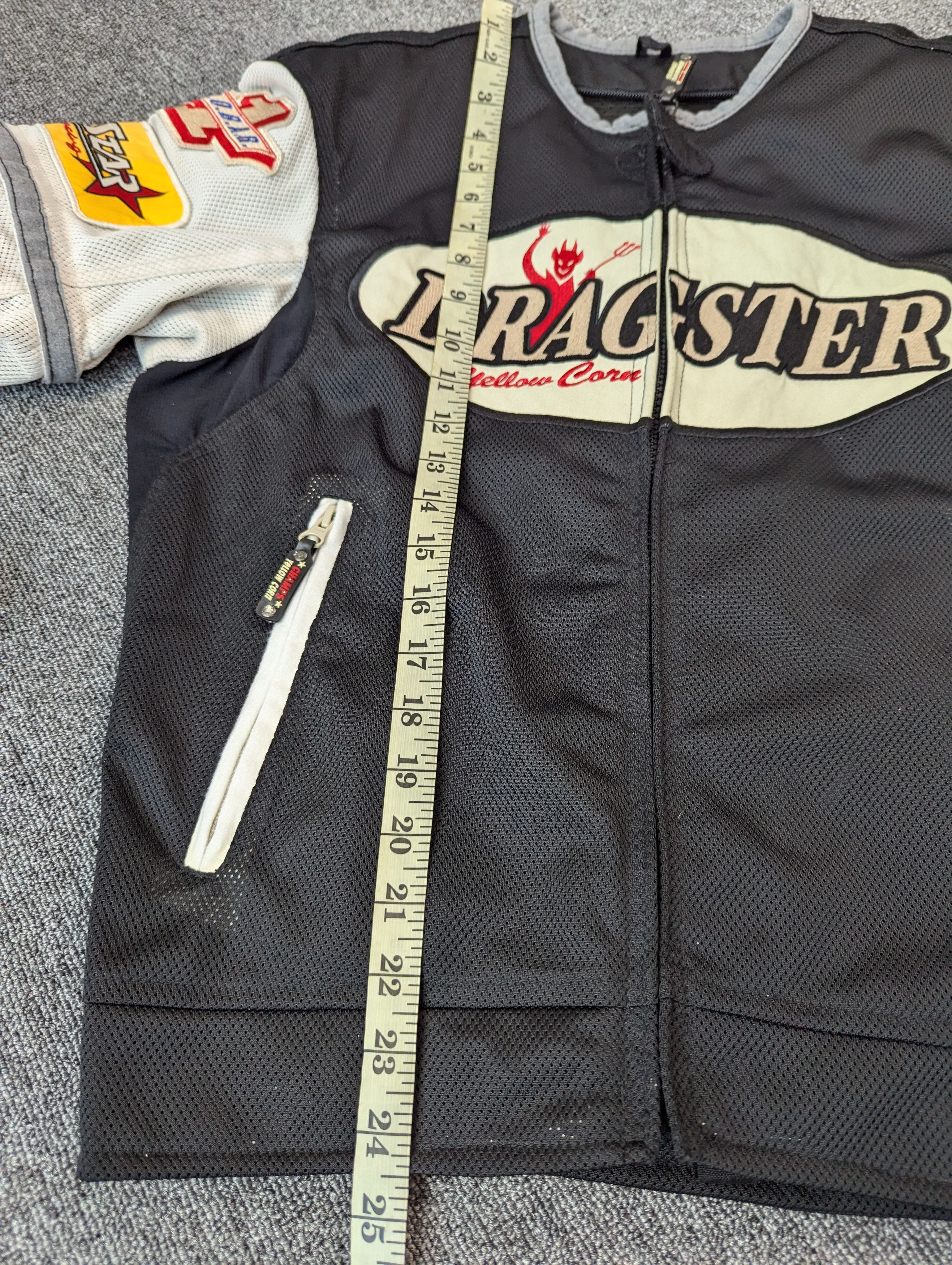 YELLOW CORN Vintage 90s Yellow Corn Dragster Bikers Jacket Size US L / EU 52-54 / 3 - 20 Thumbnail