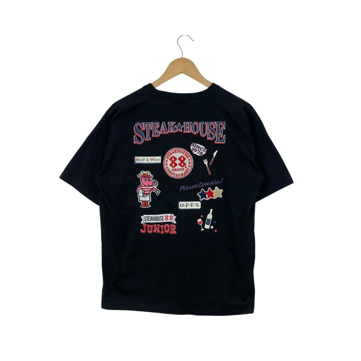 Other STEAKHOUSE 88 JAPAN Grand Menu Chef Omakase Baggy Tee Shirt Size US L / EU 52-54 / 3 - 1 Thumbnail
