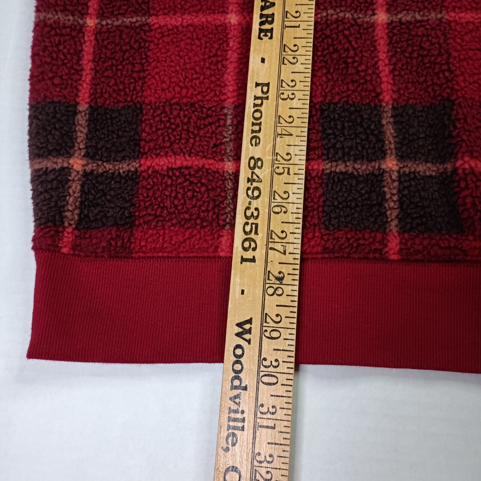 Champion Champion Sweatshirt Men's XL XLarge Red Black Plaid Pullover Size US XL / EU 56 / 4 - 7 Thumbnail