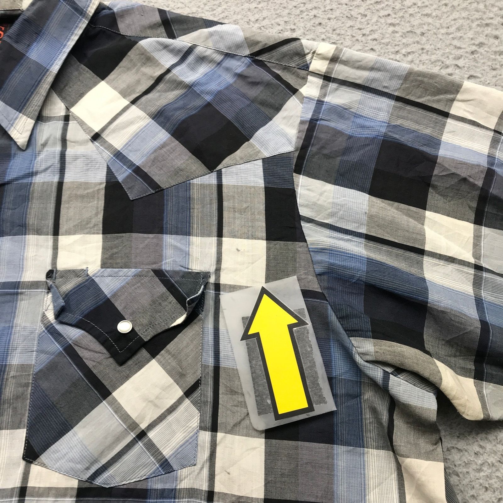 Other VTG Plains Western Wear Big Man Button Up Plaid Shirt 2X Size US XS / EU 42 / 0 - 4 Thumbnail