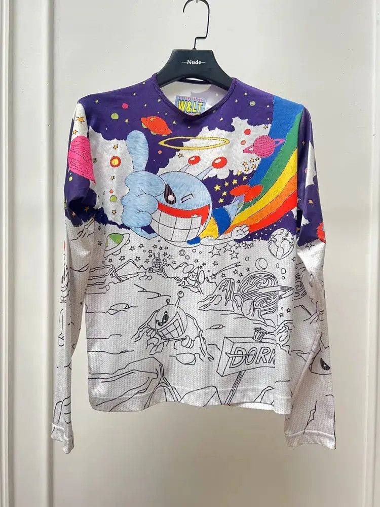 Walter van Beirendonck puk rainbow tee