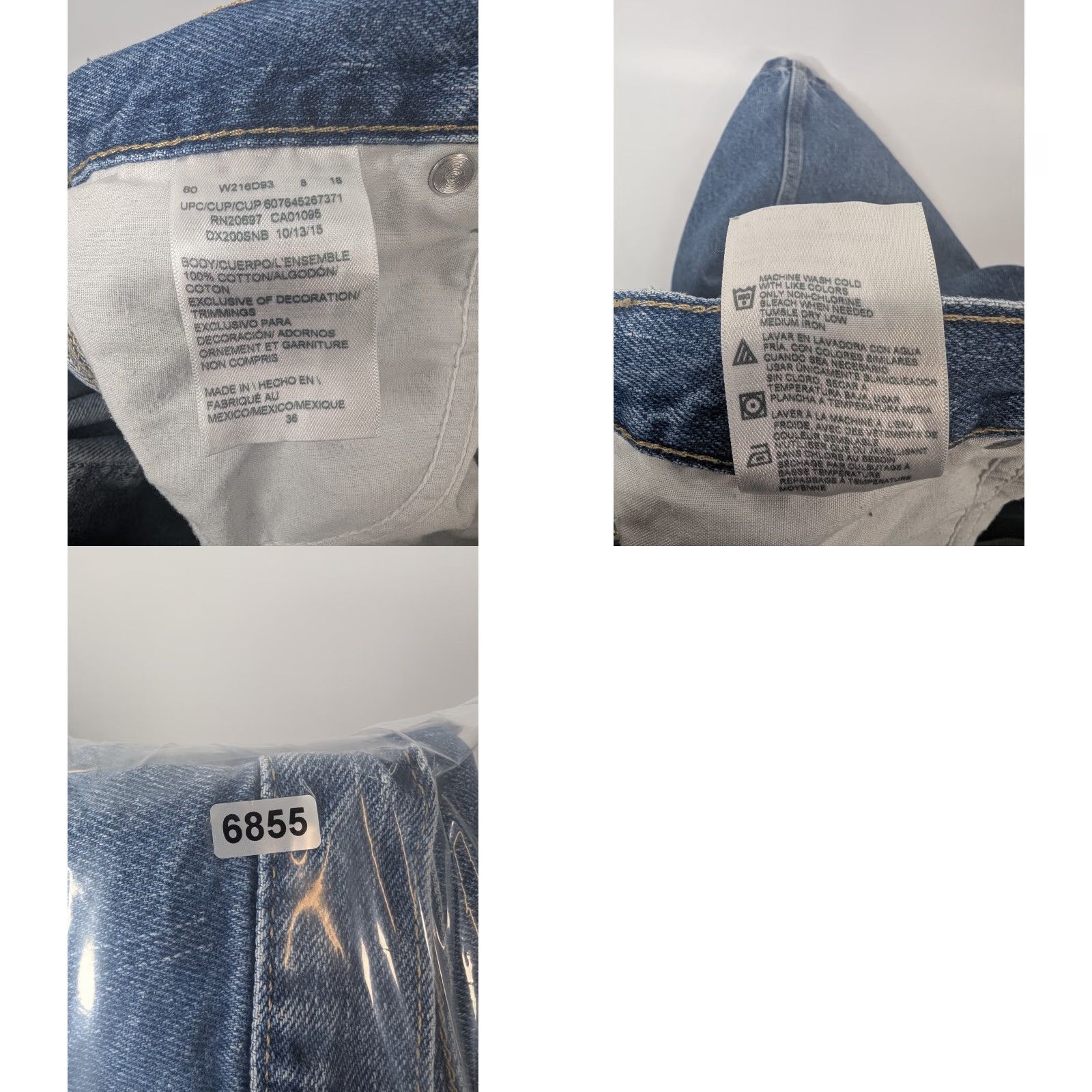 Dickies VINTAGE Dickies Denim Shorts Carpenter Men's 36 Blue 5-Pocket Design Regular Zip Front Casual Outdoor Summer Mens Size US 36 / EU 52 - 8 Thumbnail