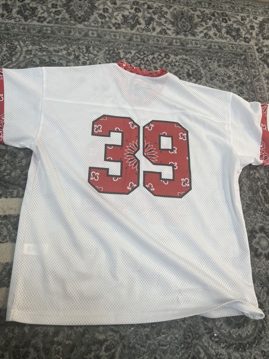 Supreme Supreme Bandana Jersey Red Size US L / EU 52-54 / 3 - 3 Thumbnail