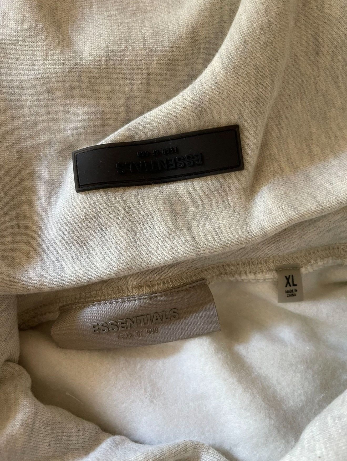 FOG × Fear of God × Pacsun FOG - Essentials Fear Of God Hoodie Sz X-Large Light Oatmeal Size US XL / EU 56 / 4 - 5 Thumbnail