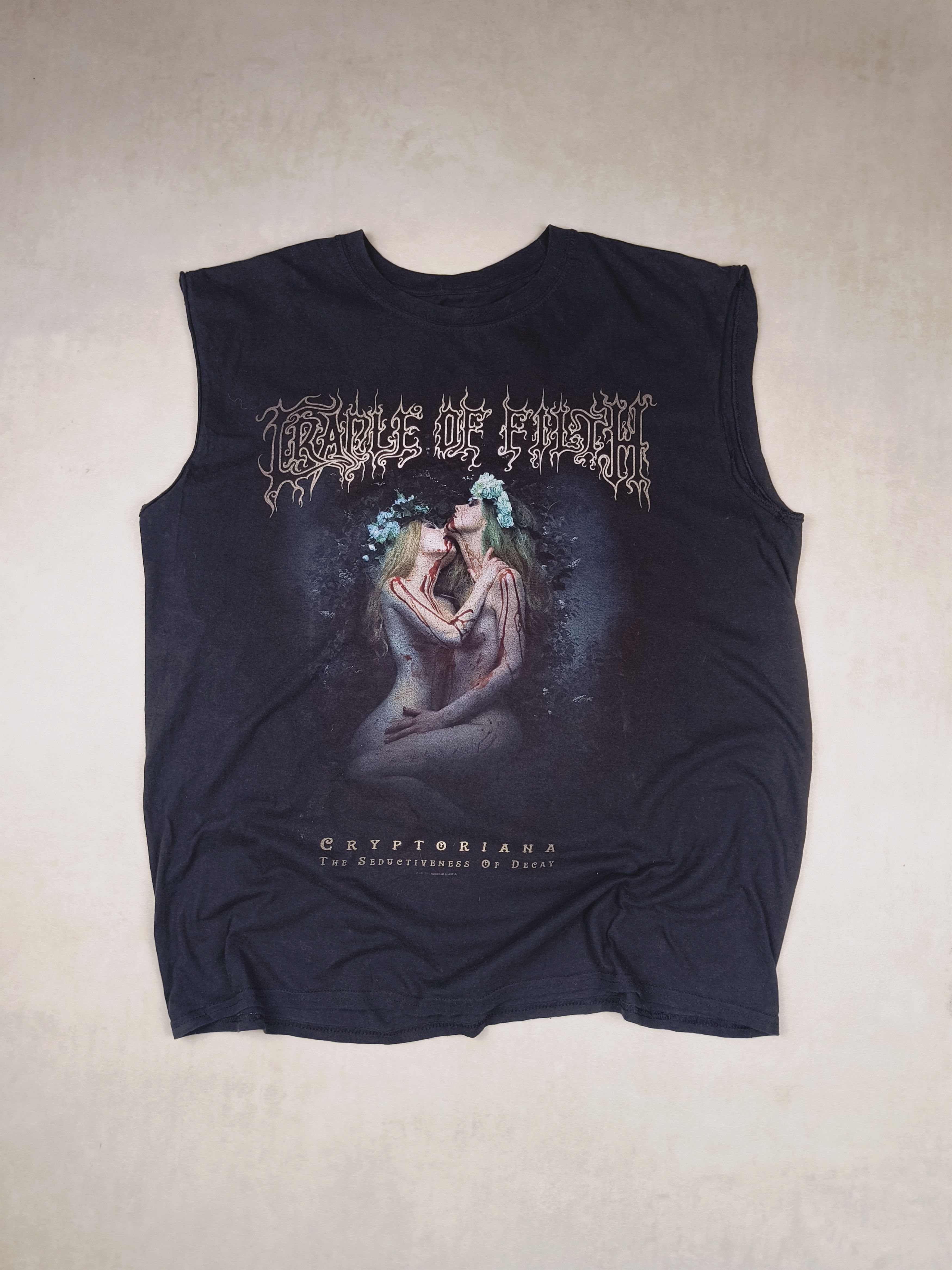Band Tees Cradle of Filth sleeveless metal band t-shirt Vintage Size US XL / EU 56 / 4 - 1 Thumbnail