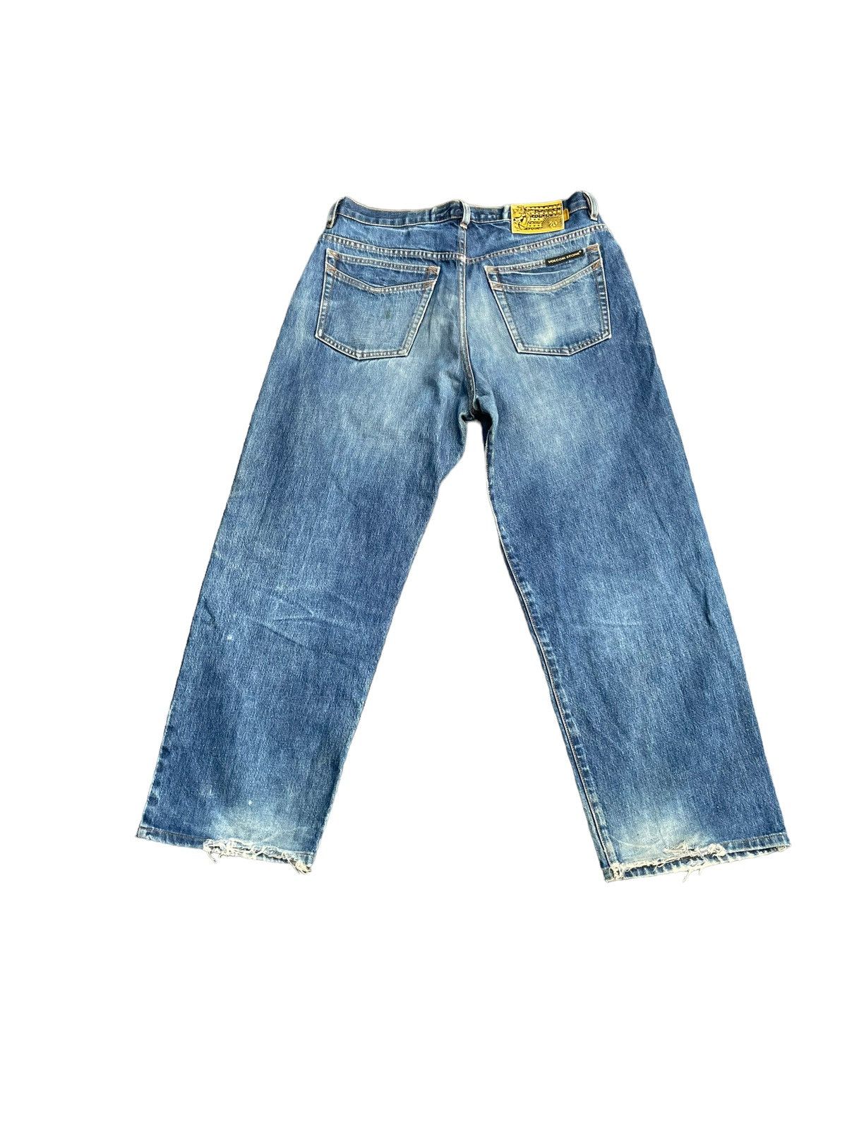 Volcom Volcom Stone Baggy Distresed Denim Size US 35 - 9 Thumbnail