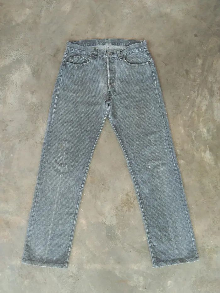 Levi's × Vintage 80s Vintage Levis 501 Made In USA Distressed Jeans 31x30 Size US 31 - 1 Thumbnail
