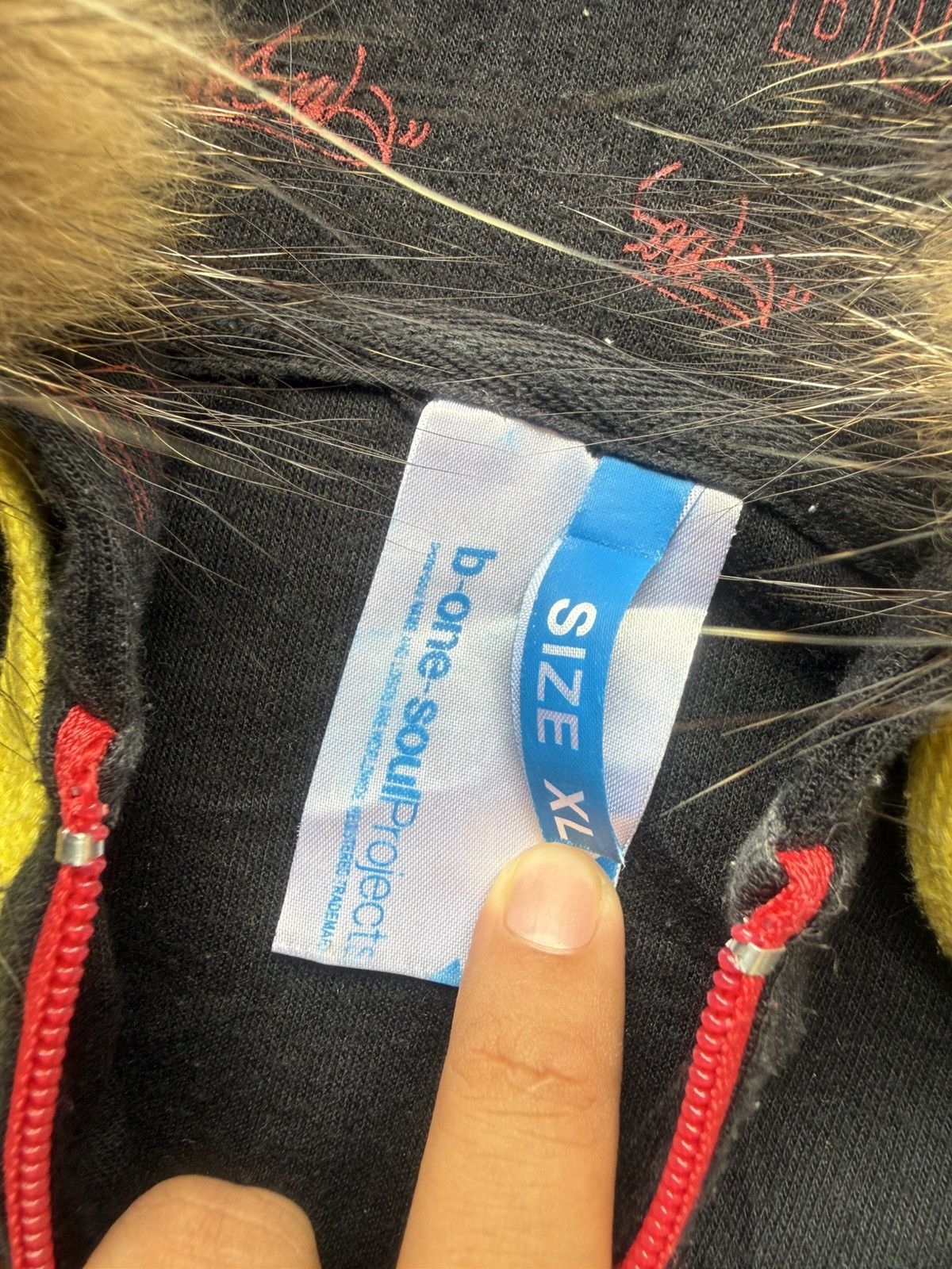 Hysteric Glamour Bone soul fur hoodie style poem ifsixwasnine lgb Size US XL / EU 56 / 4 - 9 Thumbnail