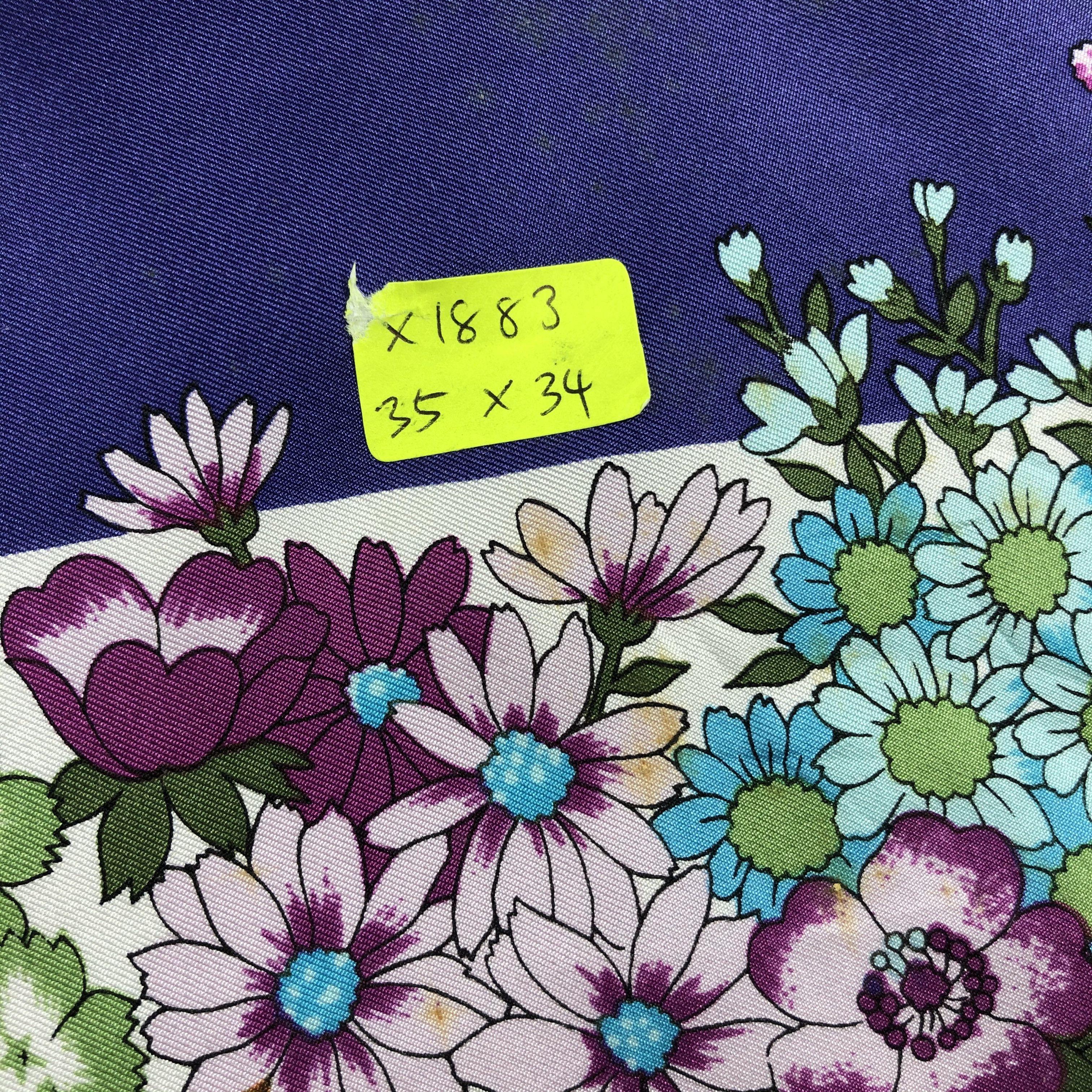 Vintage Vintage Silk Scarf Size ONE SIZE - 11 Thumbnail