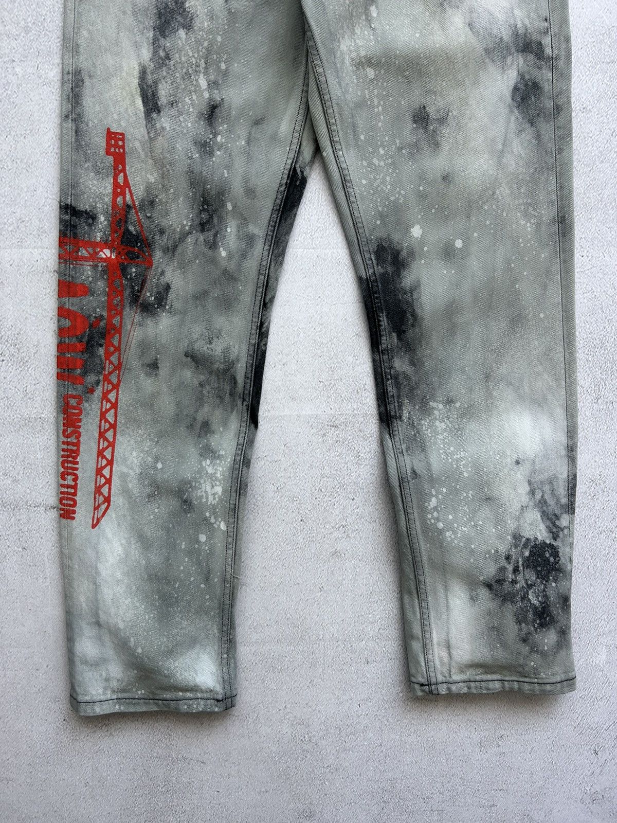 A-COLD-WALL* A-Cold-Wall Man's Tie-die Denim pants size 48 Size US 32 / EU 48 - 4 Thumbnail