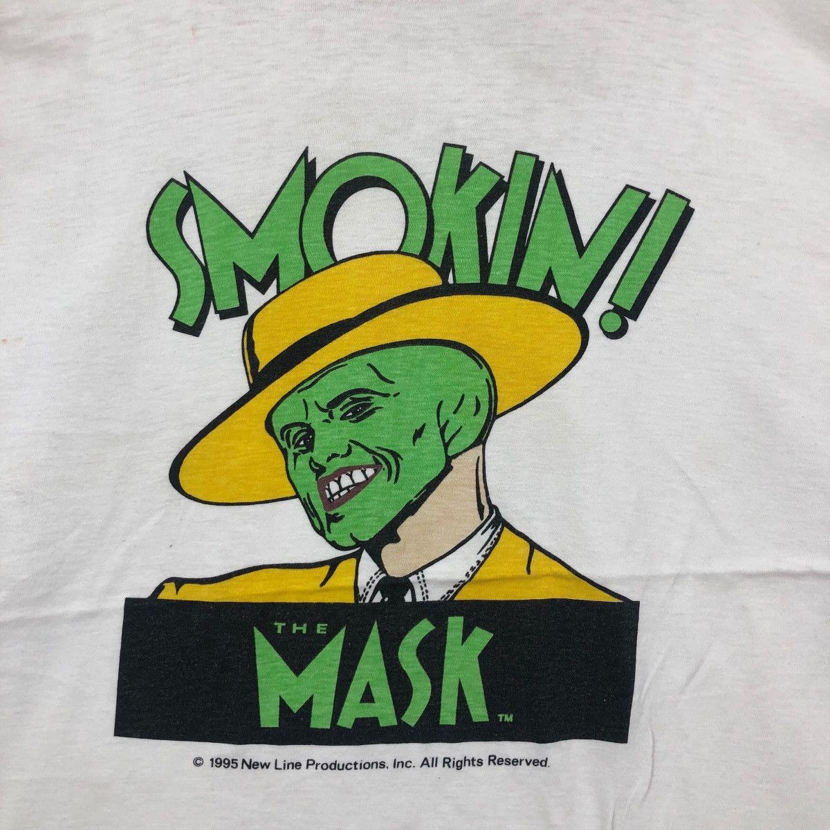 Vintage Vintage 90s THE MASK Movie T Shirt Vintage Clothing Size US M / EU 48-50 / 2 - 3 Thumbnail