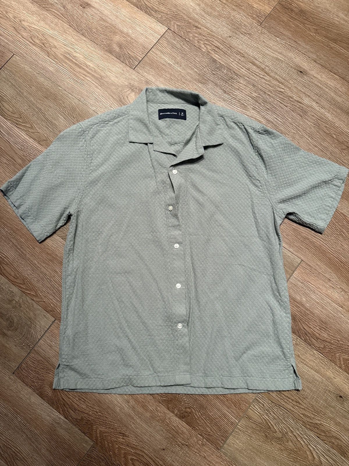 Abercrombie & Fitch Abercrombie Short Sleeve Button-Up Size US M / EU 48-50 / 2 - 2 Thumbnail