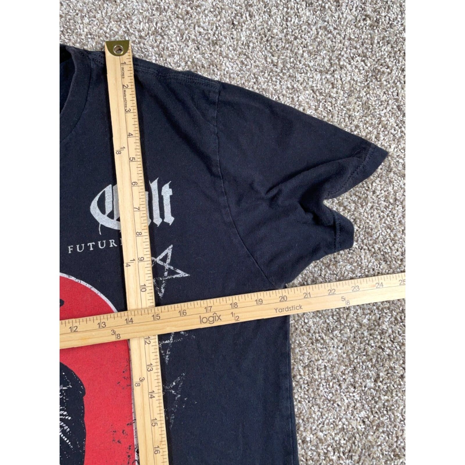 Vintage VINTAGE Blackcraft Cult Grim Reaper T-Shirt Adult Medium Black Graphic Print Goth Skull Cotton Size US M / EU 48-50 / 2 - 6 Thumbnail