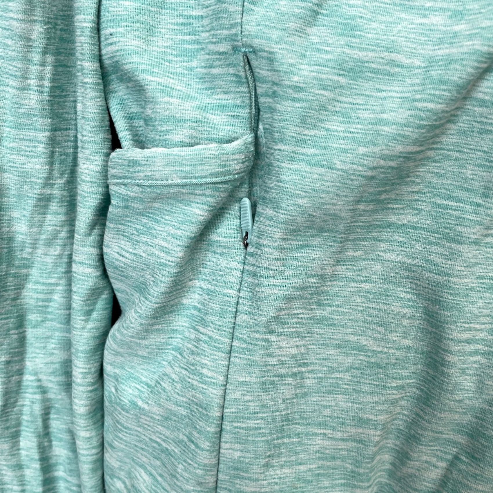 Vintage Title Nine Hoodie Womens XL Blue Space Dye Vital Stretch Full Zip Size XL / US 12-14 / IT 48-50 - 5 Thumbnail