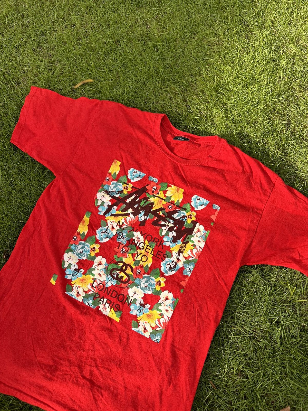Stussy × Vintage STUSSY VINTAGE BIG LOGO STREETWEAR T-SHIRT Size US L / EU 52-54 / 3 - 2 Thumbnail
