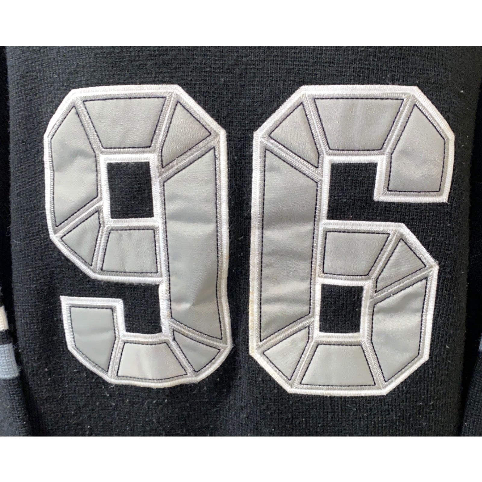 Vintage VINTAGE Budabean Men Black Acrylic Embroidered 96 Crewneck Sweater 2XL Crew Neck Mens Size US XXL / EU 58 / 5 - 3 Thumbnail