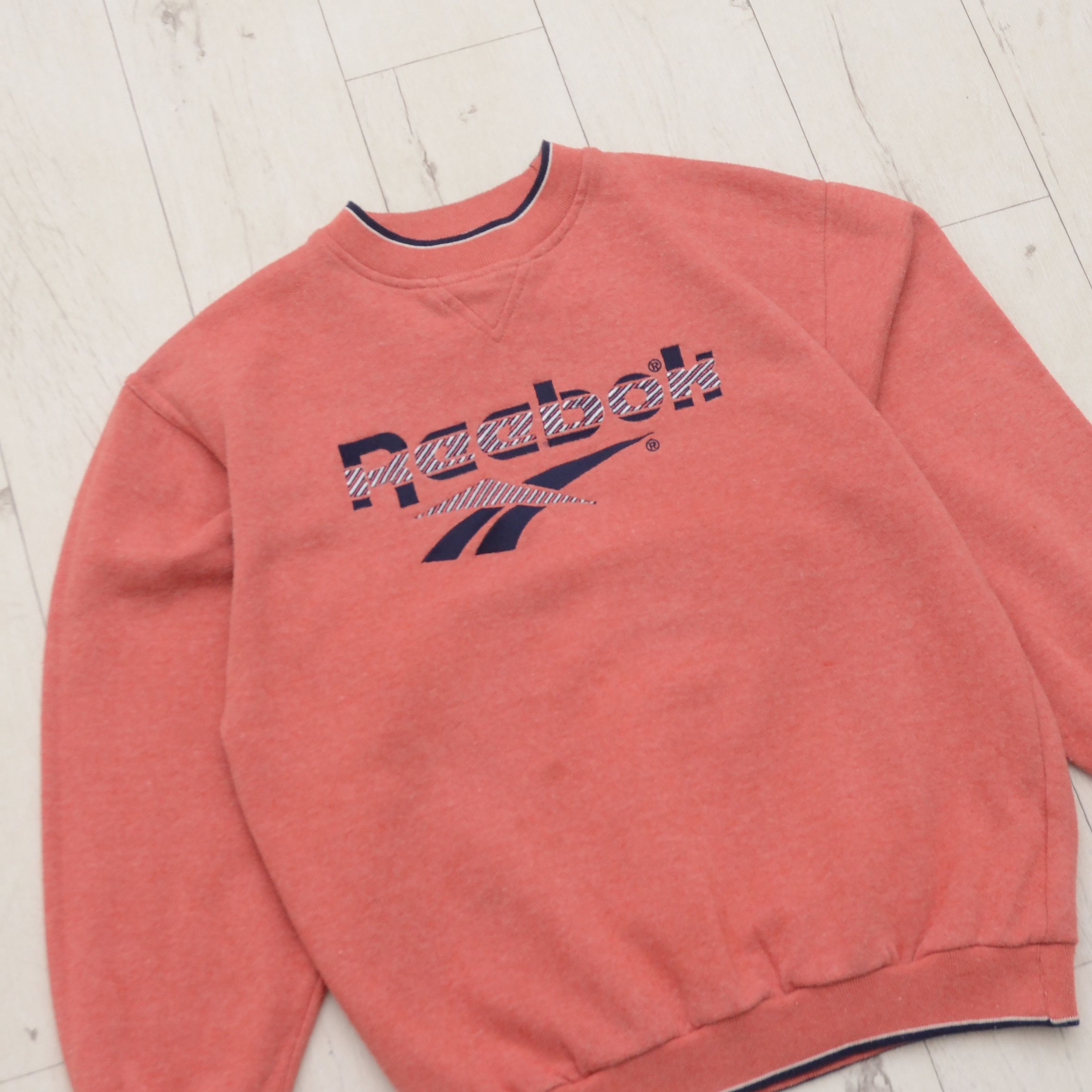 Reebok × Vintage Vintage 90s Reebok Sweatshirt Unisex Retro Big Logo Size US S / EU 44-46 / 1 - 2 Thumbnail