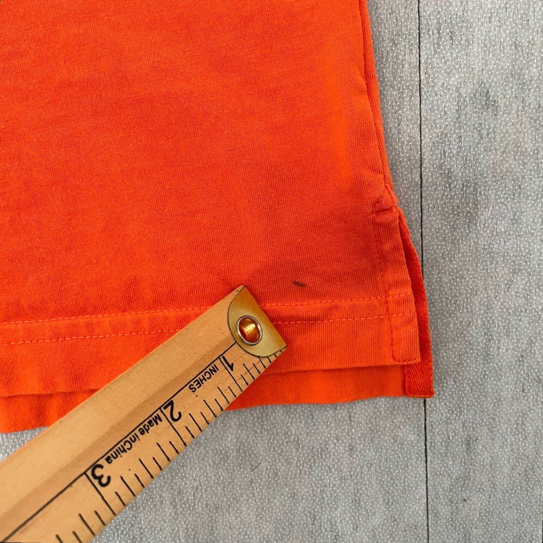 Bark VINTAGE James Bark Polo Shirt Adult Small Orange Solid Short Sleeve Cotton Mens S Size US S / EU 44-46 / 1 - 7 Thumbnail
