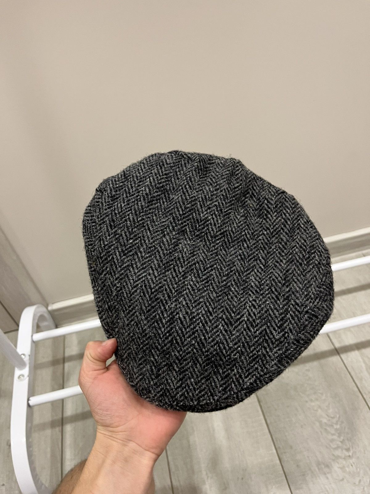 Harris Tweed Vintage 90s Harris Tweed Wool Hat Vintage Grey Casual Size ONE SIZE - 4 Thumbnail