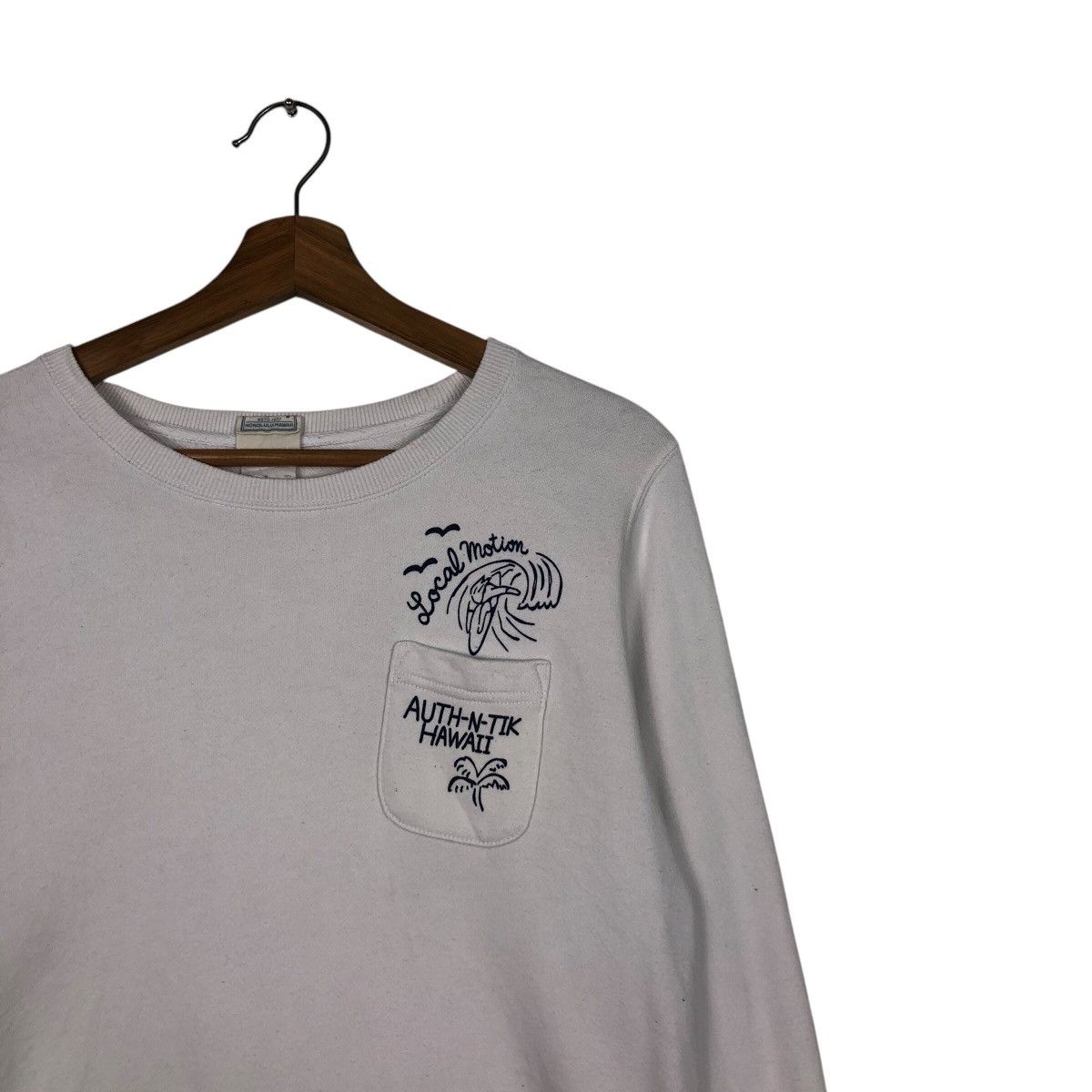 Japanese Brand × Vintage 📌Vintage Sweatshirt Crewneck Honolulu Hawaii Big Logo Size US L / EU 52-54 / 3 - 7 Thumbnail