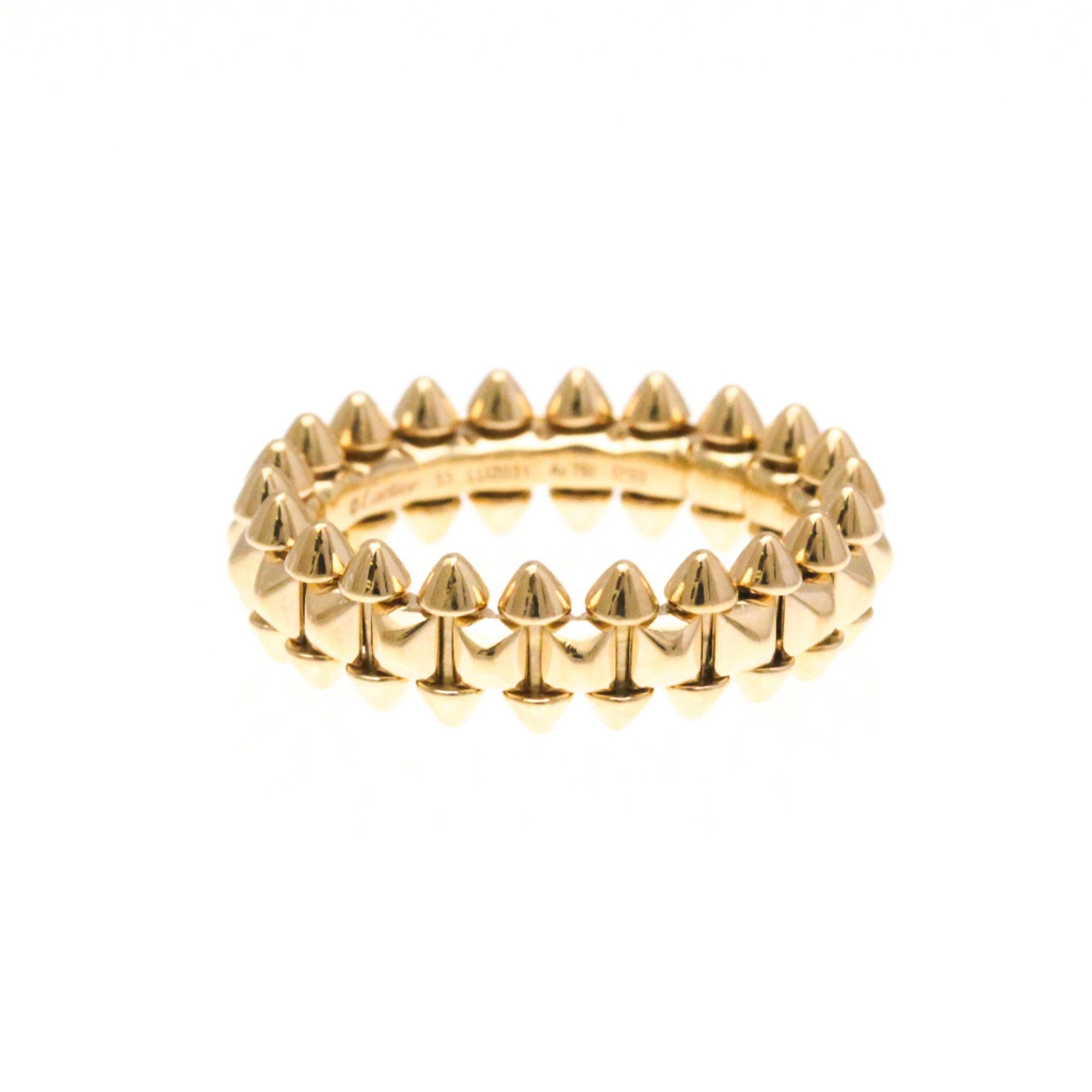 image of Cartier Crash De Cartier Sm Ring B4229853 Pink Gold (18K) Fashion No Stone Band Ring Pink Gold, Wom