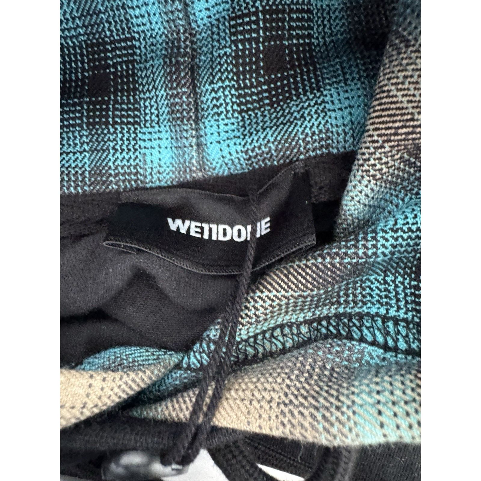 WE11DONE We11done Black Checkered Patch Long-Sleeved T Shirt XL NWT Size US S / EU 44-46 / 1 - 7 Thumbnail