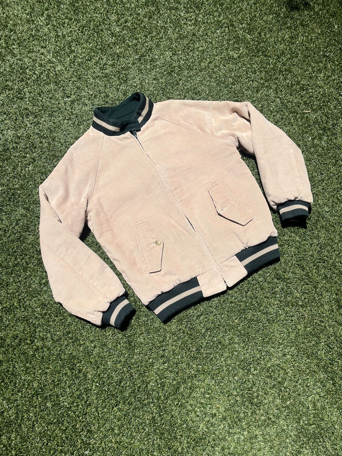 Vintage VTG 90’s Reversible Green / Tan Bomber Jacket Size US M / EU 48-50 / 2 - 5 Thumbnail