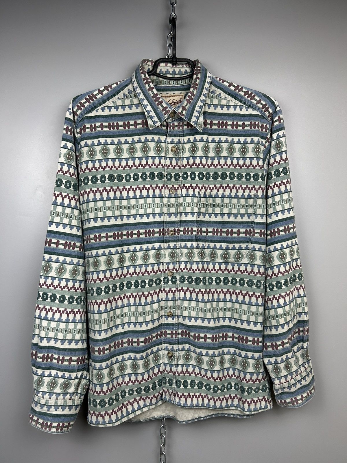 Vintage × Woolrich Woolen Mills Vintage Woolrich Made In Usa Button Ups Shirts Size US XL / EU 56 / 4 - 1 Thumbnail