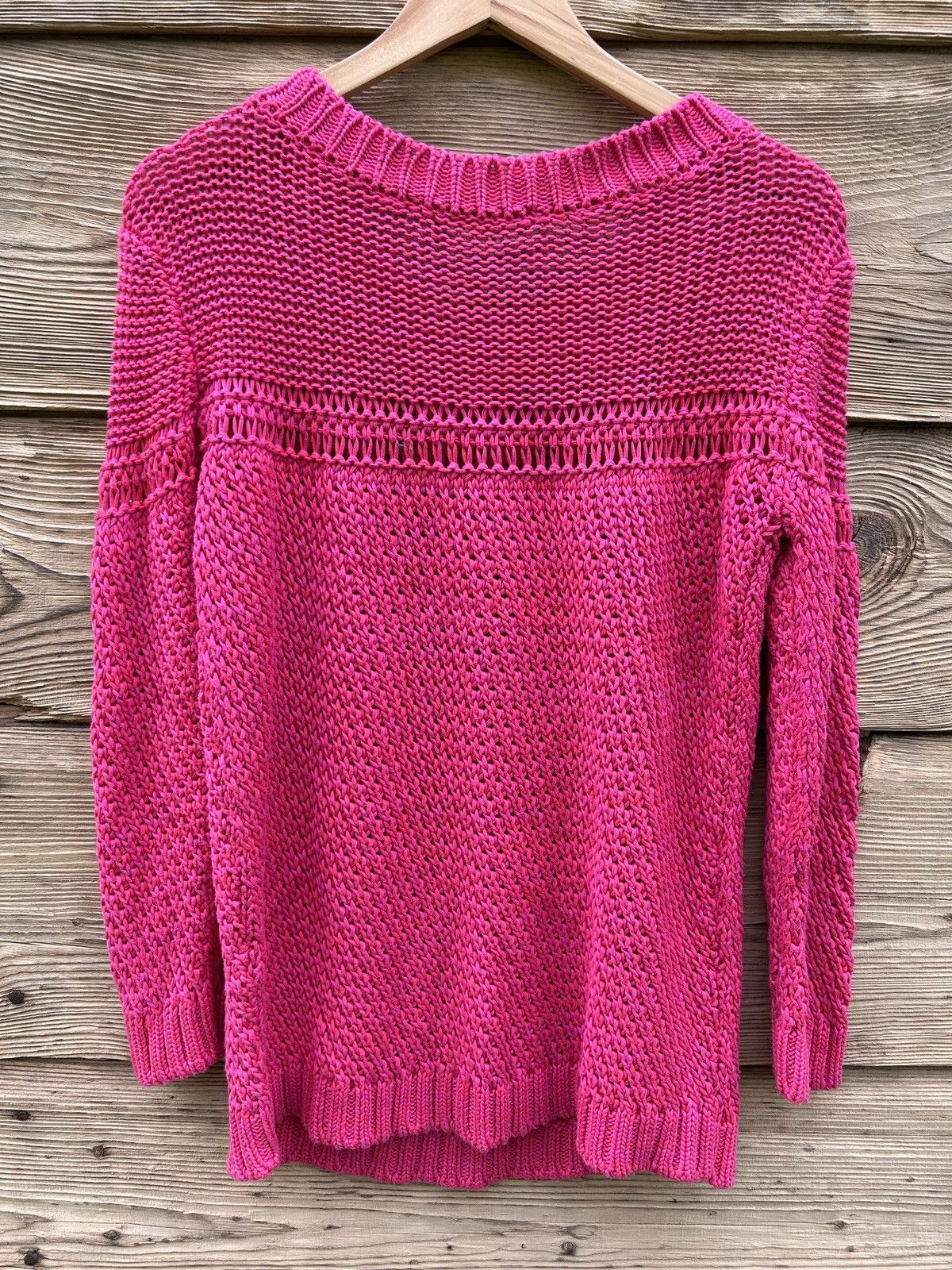 Balmain Pierre Balmain Knitwear 100% Cotton Sweater In Pink Size M / US 6-8 / IT 42-44 - 5 Thumbnail