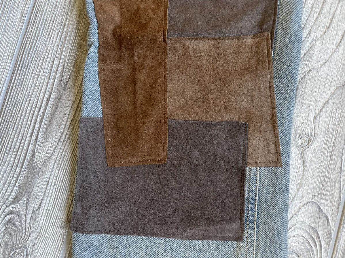 ERL Suede Distressed Embroidered Denim Size US 30 / EU 46 - 4 Thumbnail