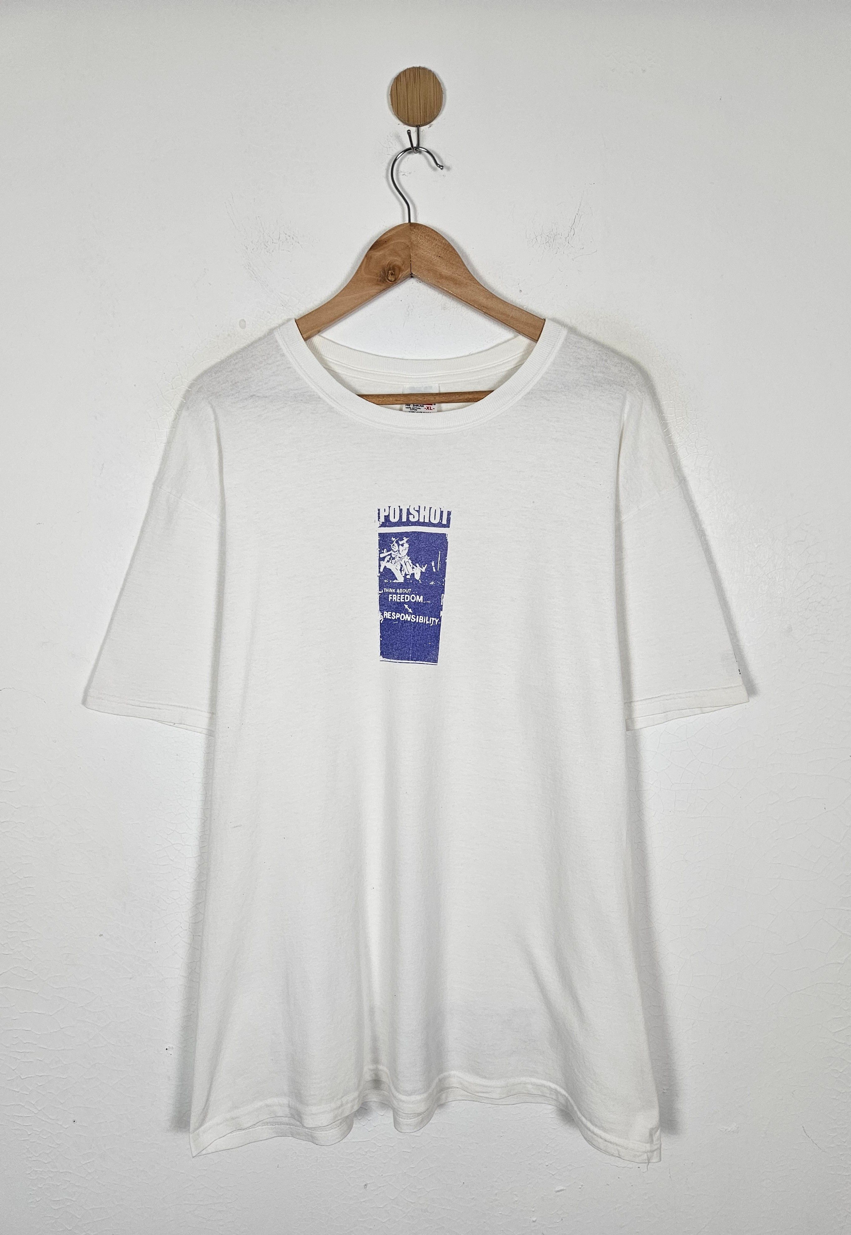 Band Tees Vintage Potshot Japan Ska Punk Band Freedom shirt Size US XL / EU 56 / 4 - 1 Thumbnail