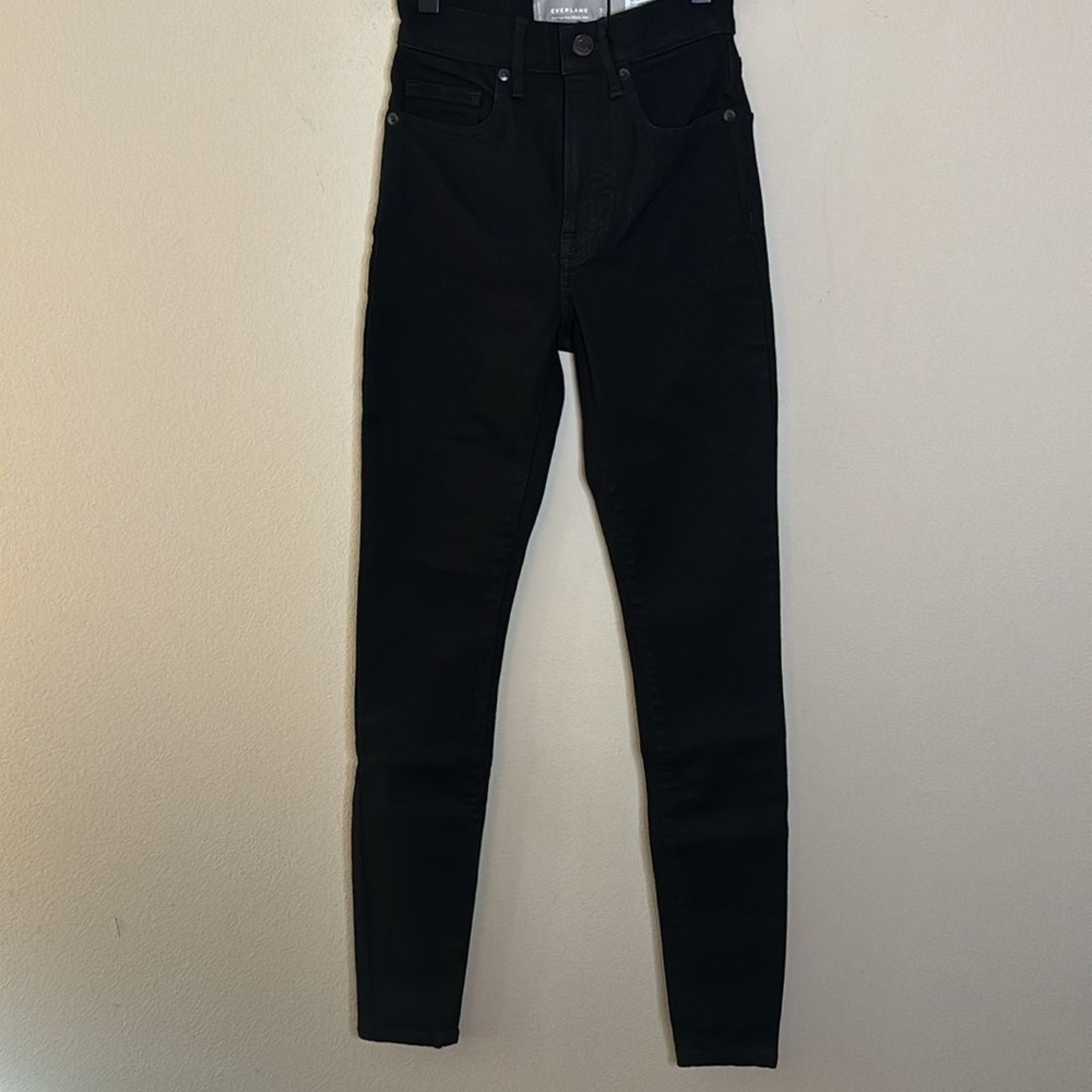 Everlane Everlane The Authentic Stretch High-Rise Skinny -Blk Sz 23 T Size 23" - 3 Thumbnail