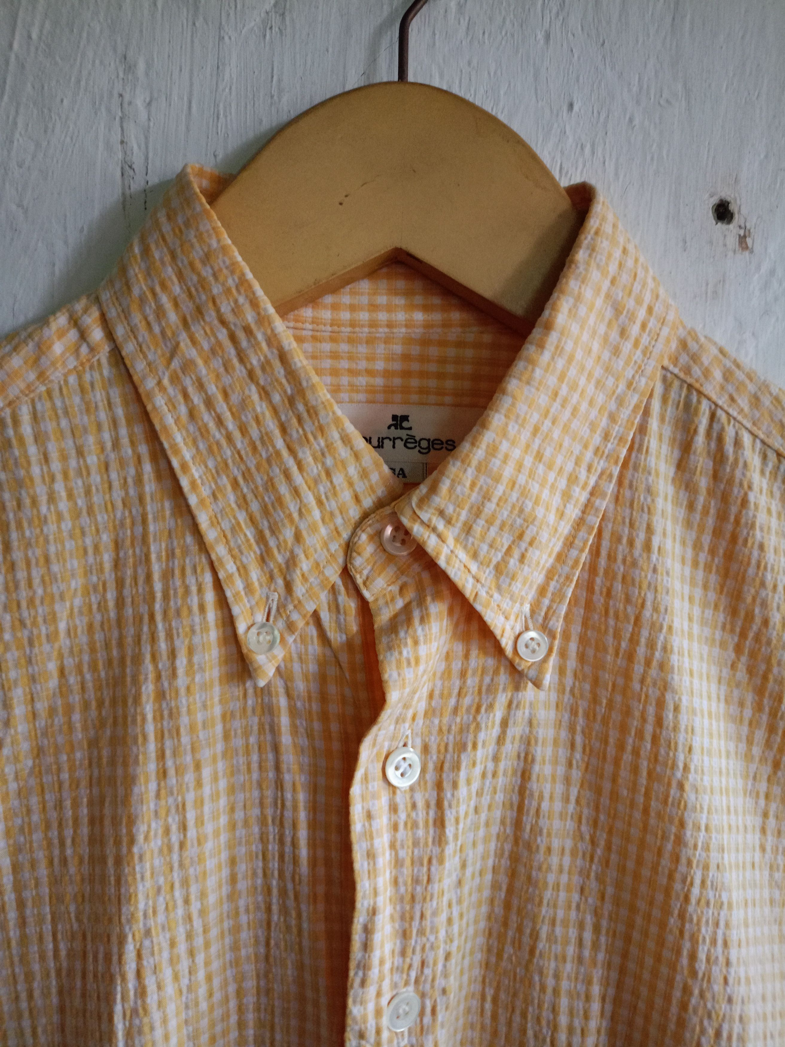 Courreges Courreges Short Sleeve Button Shirts Size US L / EU 52-54 / 3 - 3 Thumbnail