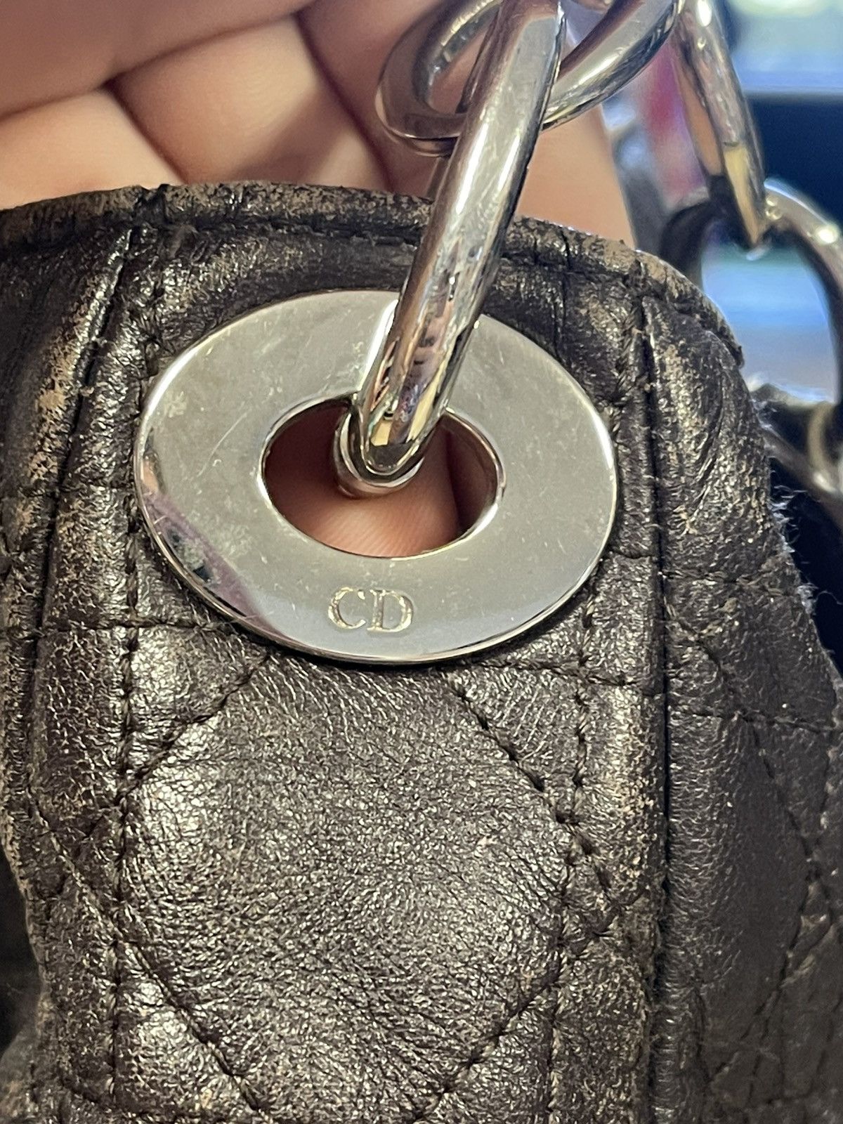 Dior Christian Dior Sac de Ville Monogram Lining Vintage Size ONE SIZE - 5 Thumbnail