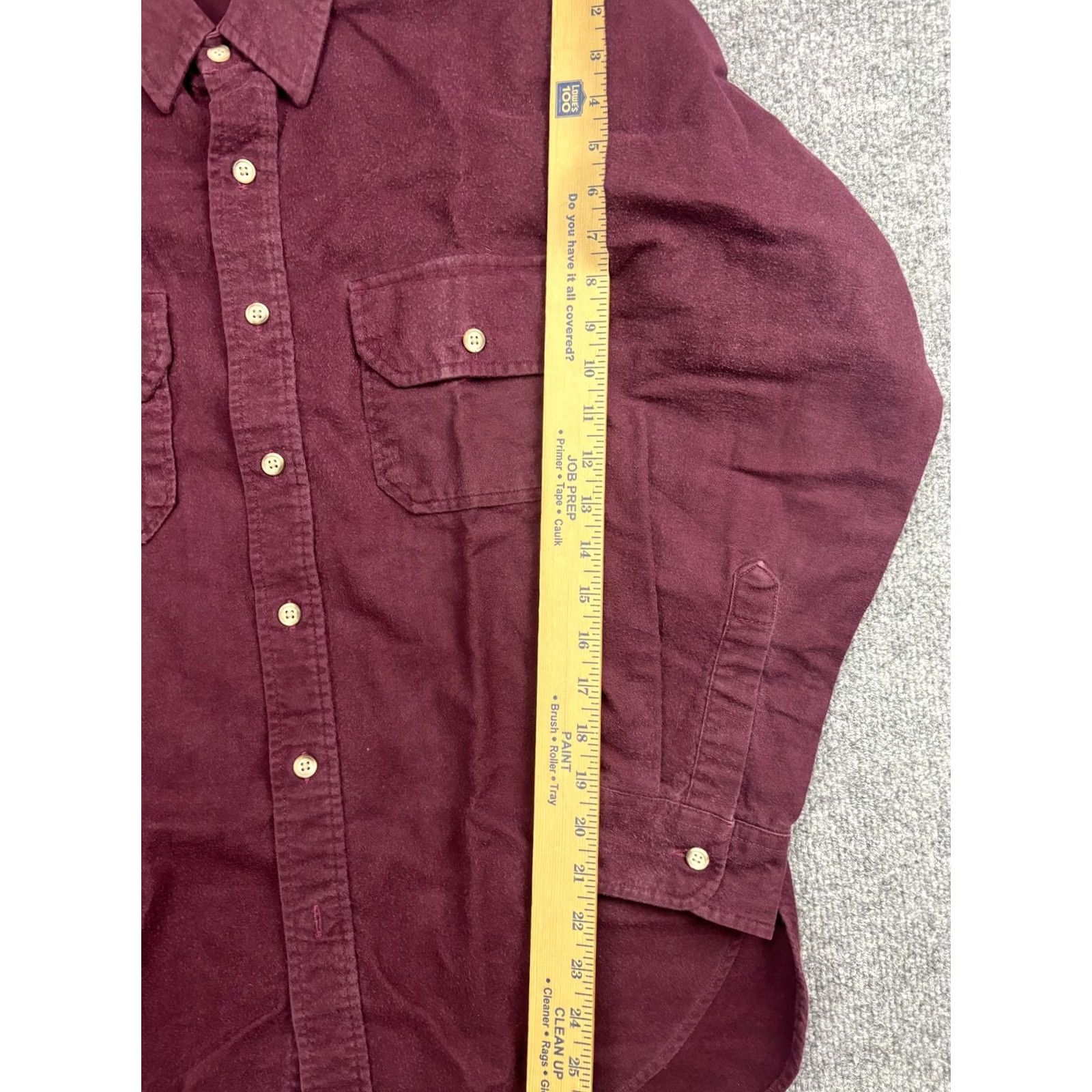 Vintage VINTAGE Woolrich Shirt Mens Large Red Corduroy Long Sleeve Button Front USA Made Size US L / EU 52-54 / 3 - 4 Thumbnail