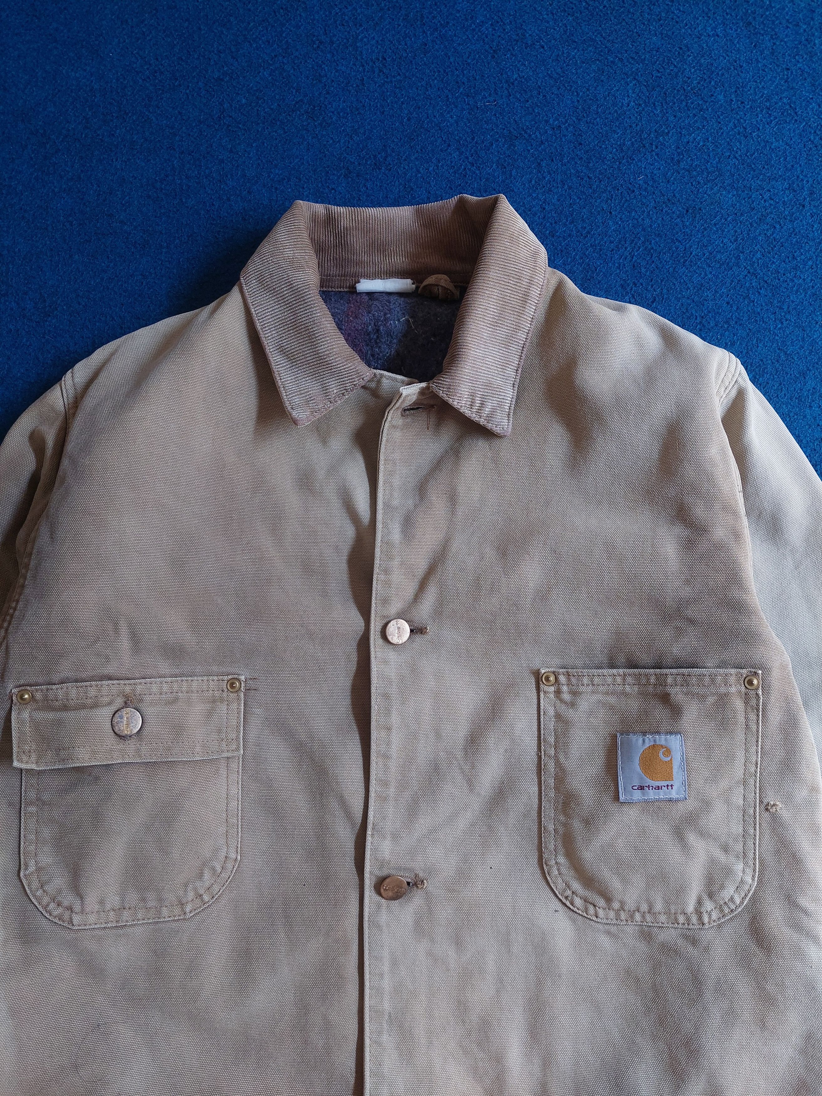 Carhartt Vintage carhartt jacket 80' blanket lined chore jacket Size US M / EU 48-50 / 2 - 2 Thumbnail