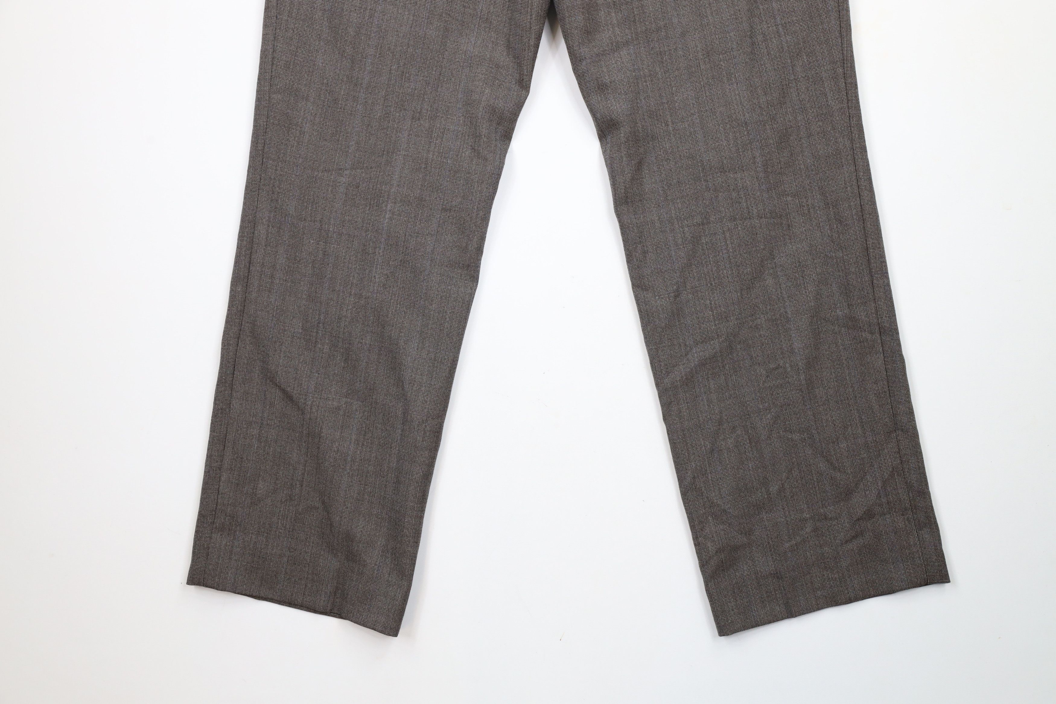 Banana Republic × Vintage Banana Republic Fit Wool Wide Leg Chino Pants Trousers Brown Size US 33 - 11 Thumbnail