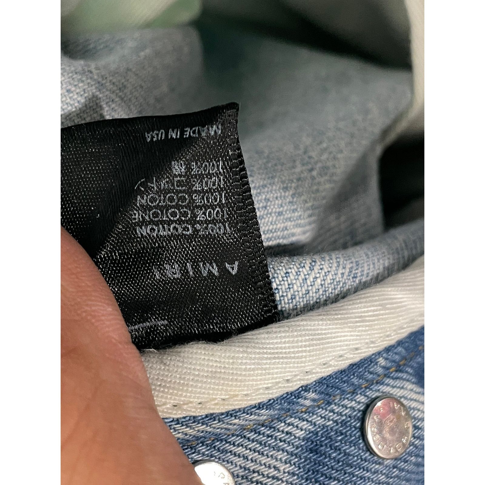 Amiri Amiri Double Knee Distressed Light Wash Blue Jeans Size US 28 / EU 44 - 5 Thumbnail