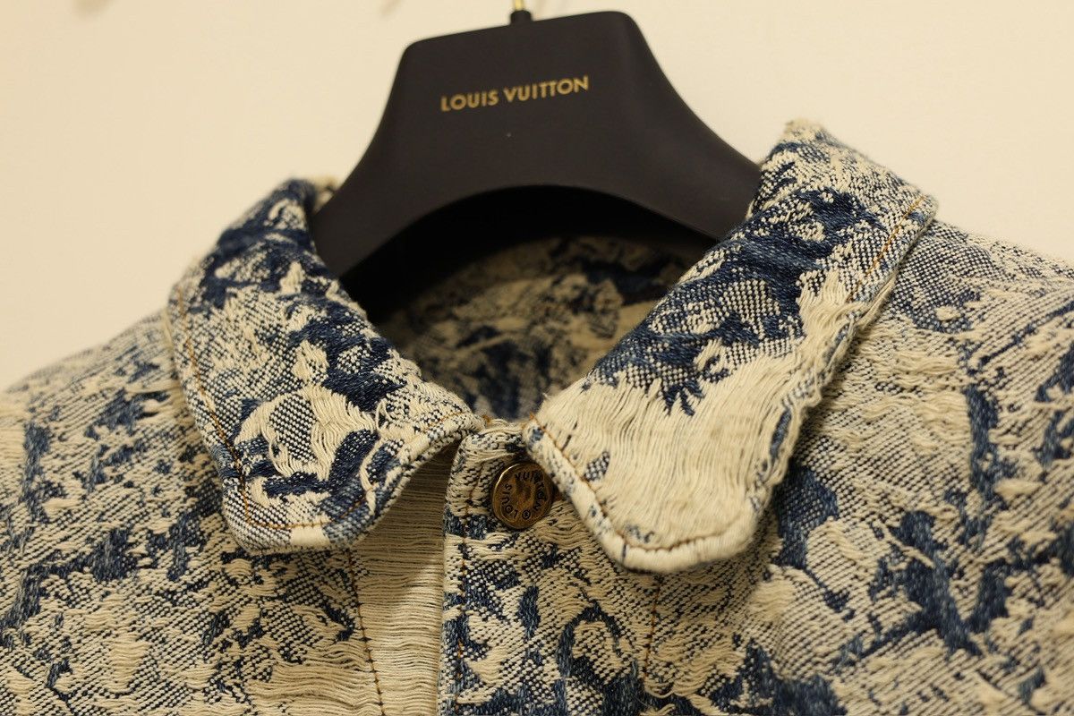Louis Vuitton Louis Vuitton distressed denim jacket size 52 Size US L / EU 52-54 / 3 - 6 Thumbnail