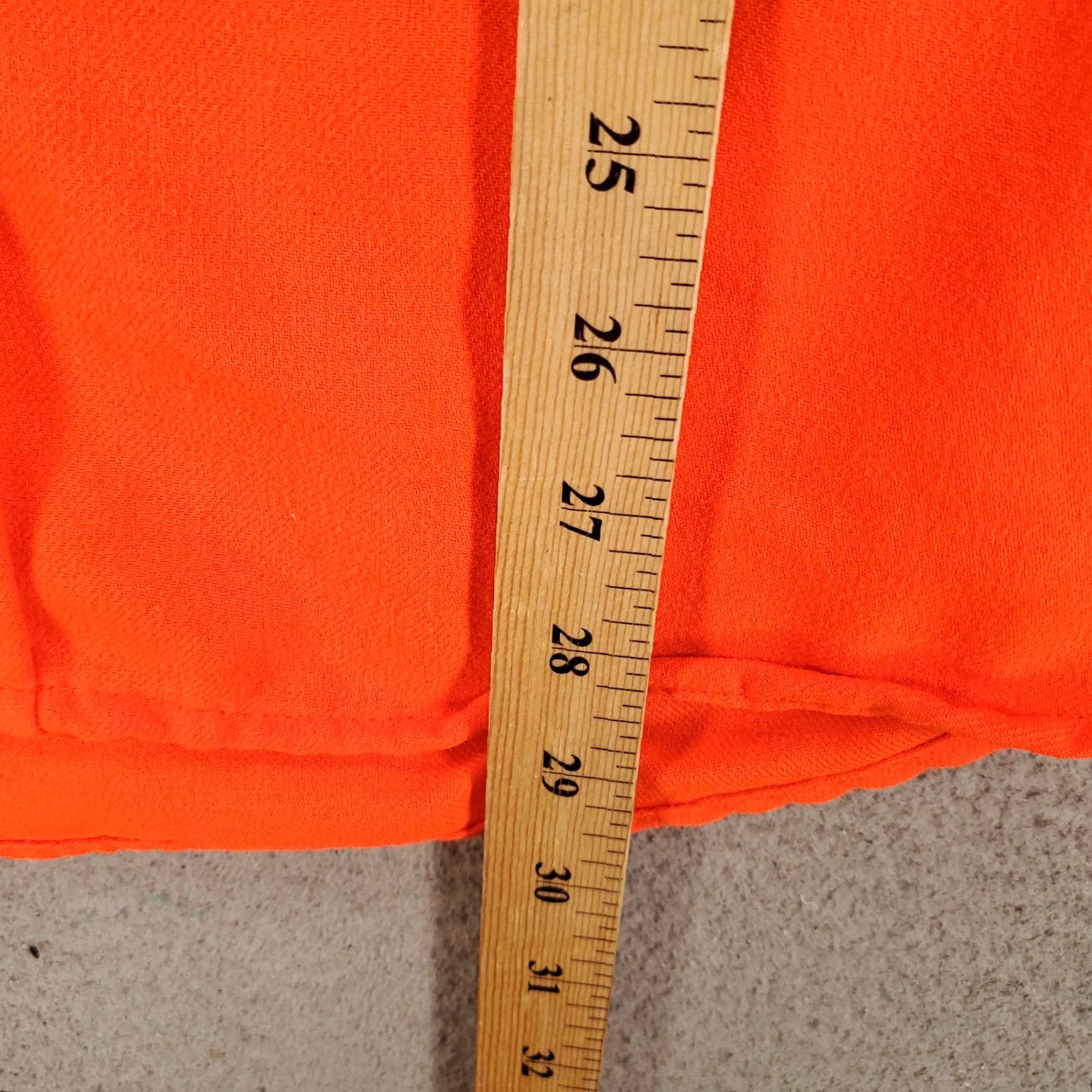 Walls VINTAGE Walls Shirt Mens M Orange Long Sleeve Button Up Hunting Safety Size US M / EU 48-50 / 2 - 2 Thumbnail