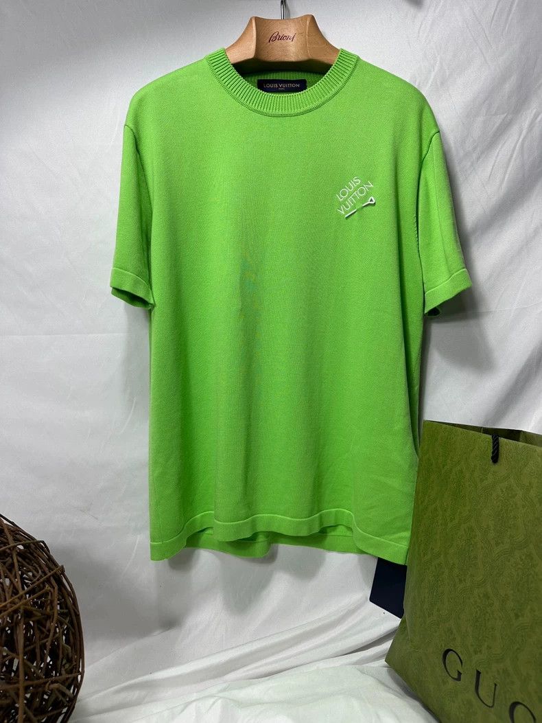 Louis Vuitton Louis Vuitton FW22 Solid Logo Crew Neck T-Shirt 2503-Nextar Size US L / EU 52-54 / 3 - 1 Thumbnail