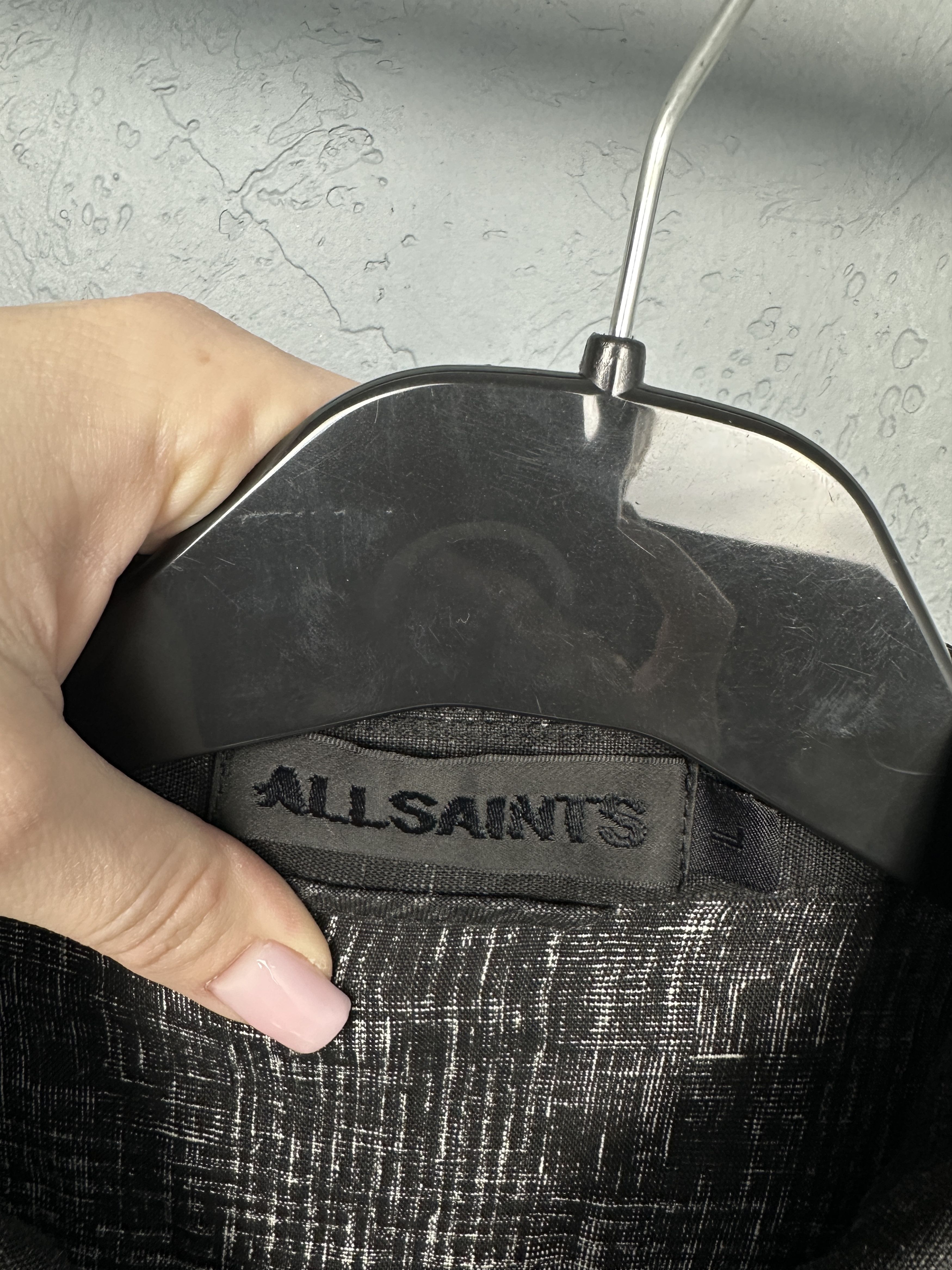 Allsaints Allsaints Vintage Mens Linen Jacket Size US L / EU 52-54 / 3 - 4 Thumbnail