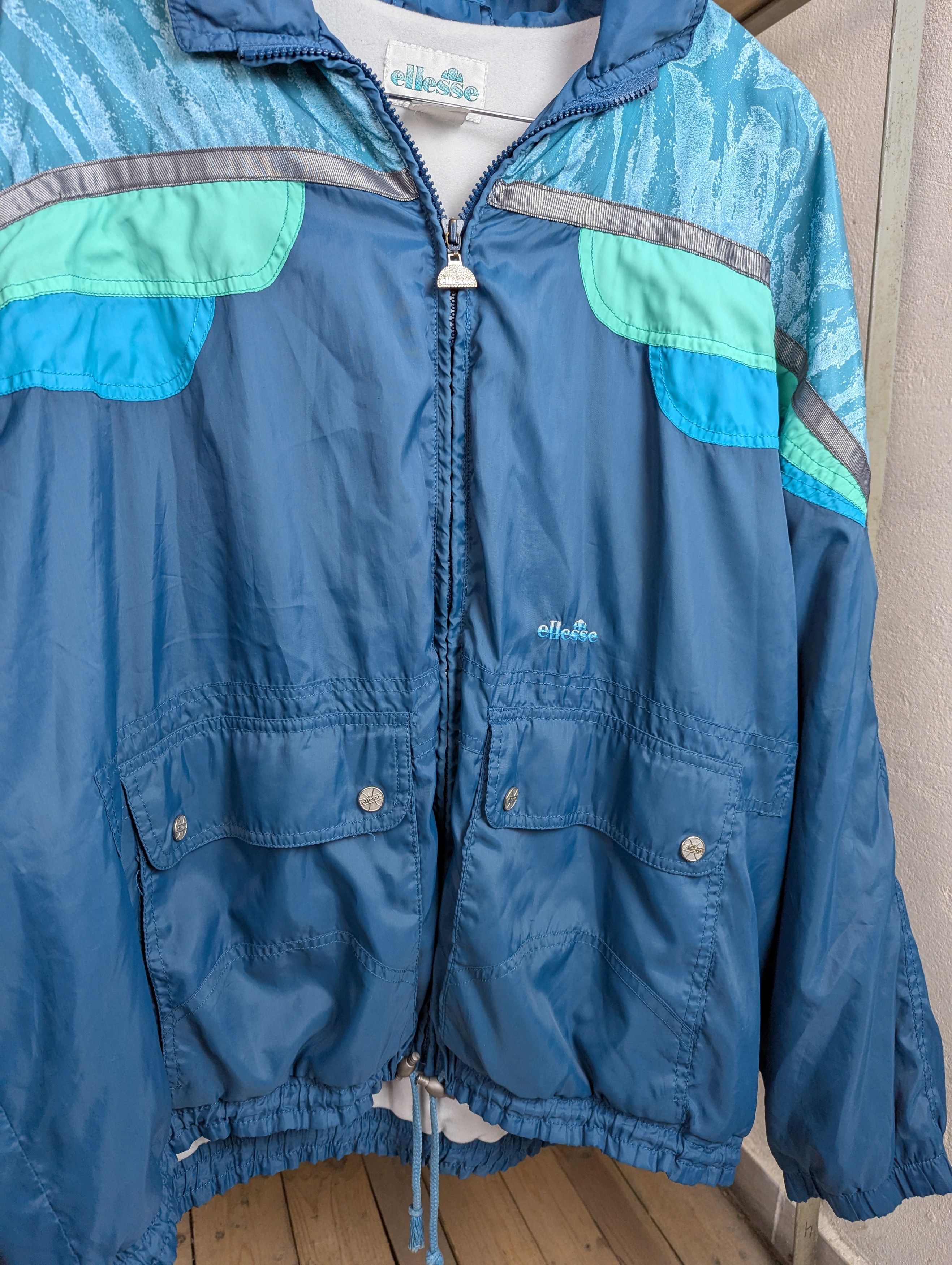 Ellesse × Vintage Rare Vintage Ellesse Windbreaker 80s Retro Oversized Size L Size US L / EU 52-54 / 3 - 3 Thumbnail