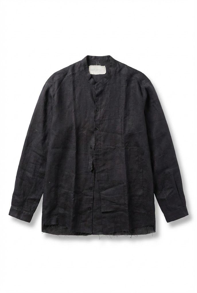 Greg Lauren Black crooked patchwork studio linen Size US S / EU 44-46 / 1 - 1 Thumbnail