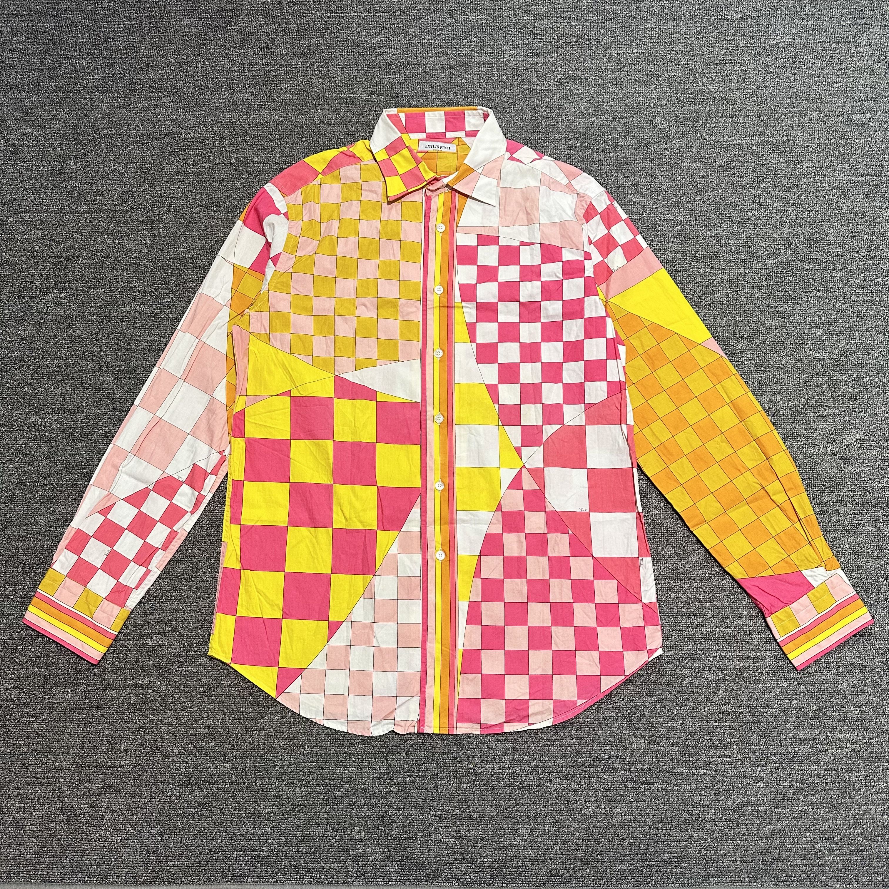 Designer × Emilio Pucci Emilio Pucci Button Ups Size L / US 10 / IT 46 - 1 Thumbnail